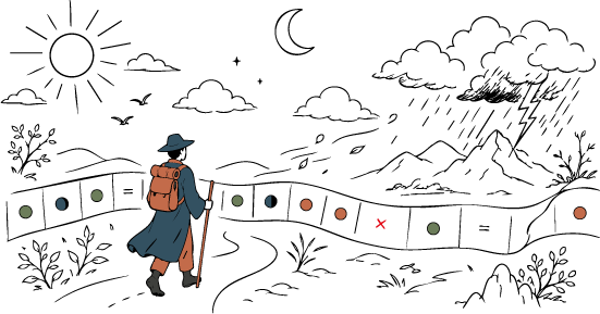 Voyageur traversant l’année